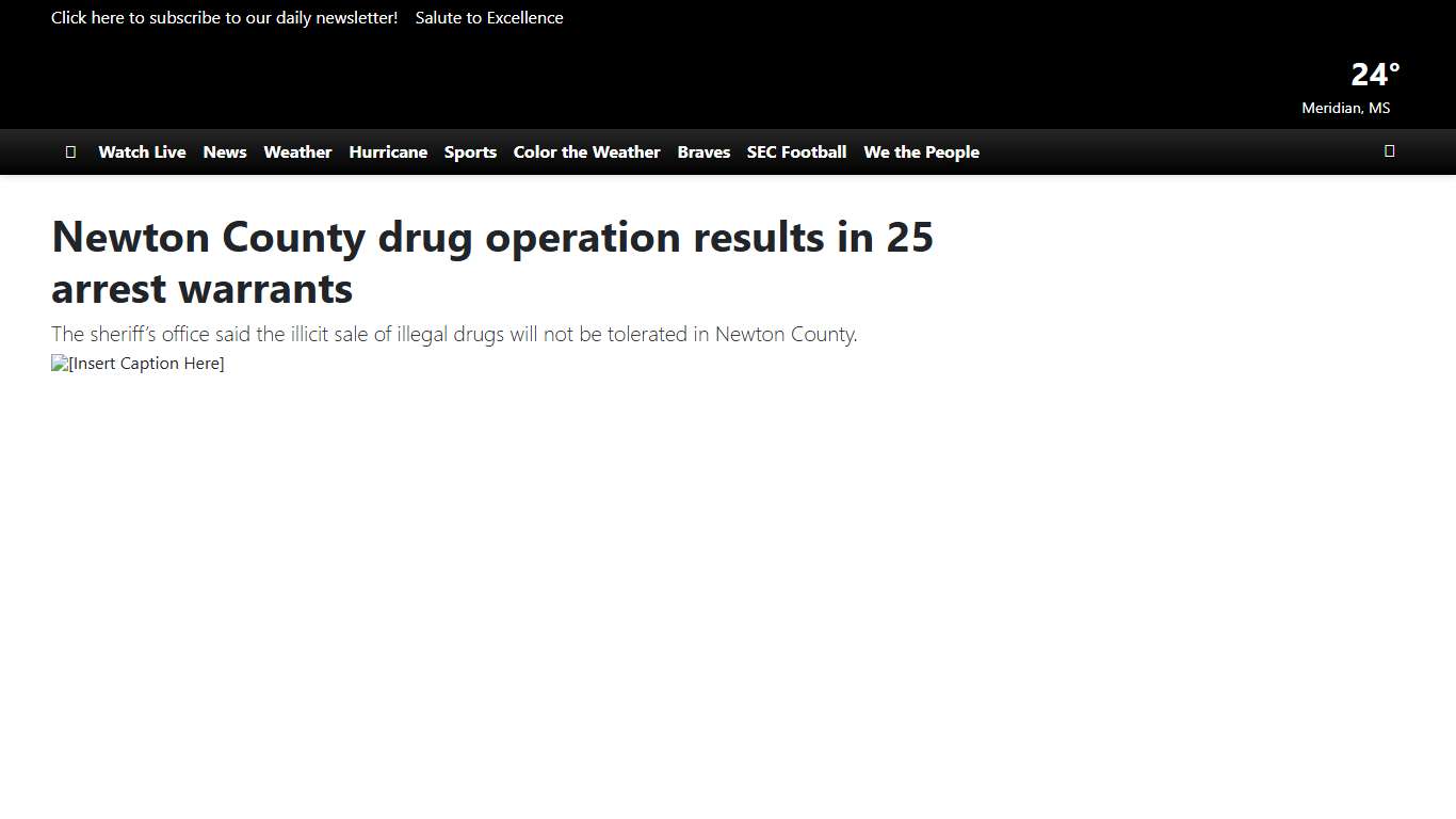 Newton County drug operation results in 25 arrest warrants